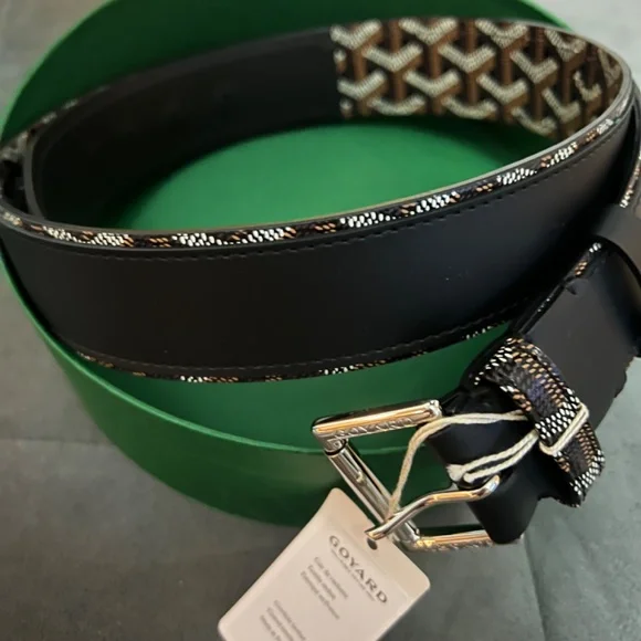 GOYARD CEINTURE FLORIDA BELT 100cm Black